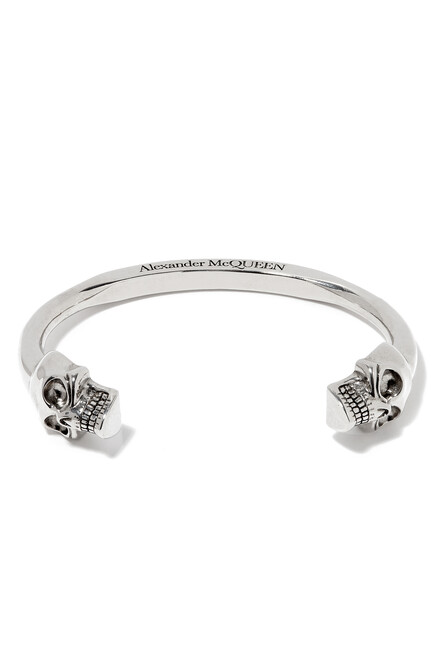 Large Twin Skull Bracelet